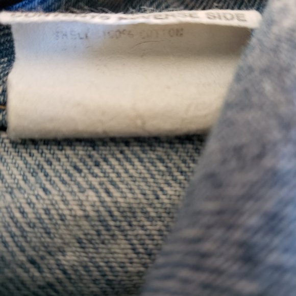 Vintage 80s Stone Wash Denim Button Up Jacket - Picture 5 of 8